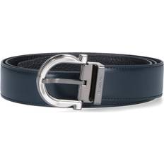 Men - White Belts Ferragamo Reversible Belt Blue