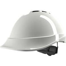 MSA V-Gard Vented Fas-Trac Iii Safety Helmet White