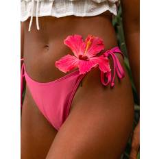 Rosa Partes inferiores de bikini Roxy Beach Classics Braguita de Bikini con Lazadas