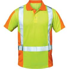 Tops de trabajo Elysee Warn-Poloshirt Zwolle Gr. gelb/orange