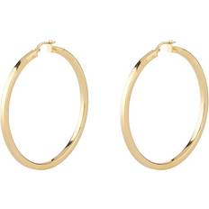 Guess Orecchini Guess Gold Tone 60mm Squared Superlight Hoop Earrings