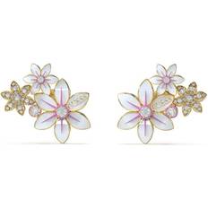 Guess Oorbellen Guess White Lotus Gold-coloured Earrings - White Lotus Gold