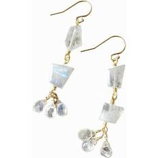 Moonstone Earrings A Blonde and Her Bag Earring Moonstone Grey