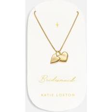 Necklaces sale Katie Loxton Bridesmaid Charm 18-Karat Gold-Plated Necklace