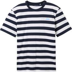 Tom Tailor T-shirt för män, 35178 – Marin Bold Stripe