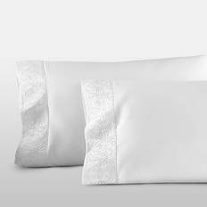 Egyptian Cotton Pillow Cases Bebejan Pure Parima Ariane Pillow Case White