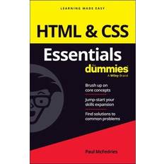 HTML & CSS Essentials For Dummies Paul McFedries (Hæftet)