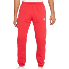 Red Pants Nike Sportswear Club Fleece Men's Pants - University Red/White