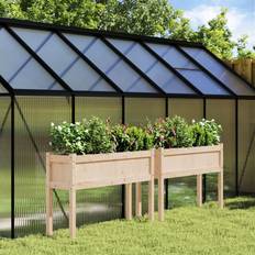 vidaXL Outdoor Planters with Legs 70cm H x 110cm W x 31cm D
