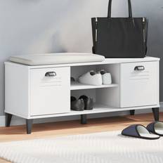 vidaXL Viken Skobänk 106 x 35 x 45 cm Skoställ