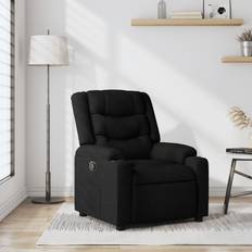 vidaXL Reclinerfåtölj Svart Tyg Fåtölj