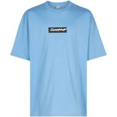 Supreme Futura Box Logo Tee - Bright Blue