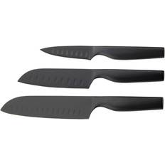 Sukai Knife Set 3 Pcs Black