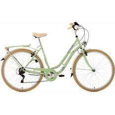 54 cm Stadsfietsen KS Cycling Women's City Bike 6 Speed Casino 28 inch - Green