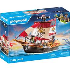 Pirates Play Set Playmobil Small Pirate Ship 71418