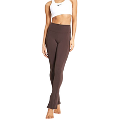 Nike one tights NIKE One Women's High-Waisted Full-Length Split-Hem Leggings - Baroque Brown