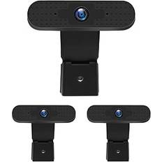 Webcams OTM Essentials HD Pro 1920 x 1080 Webcam, 2 Megapixels, Black, 3/Pack OB-AKK-3PK Quill