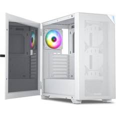 Computer Cases Vetroo AL800 White E-ATX Case Tempered Support.