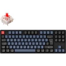 Keychron K8 Pro Gaming-Tastatur schwarz/blau, DE-Layout, Gateron G Pro