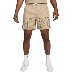 Beige Pants & Shorts Nike Sportswear Men's Woven Flow Shorts - Khaki/Black