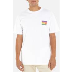 Vaatteet Tommy Jeans Tjm Regusummer Flag T-shirt - Valkoinen