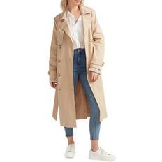 Natural - Women Coats Belle & Bloom Empirical Stretch Cotton Trench Coat