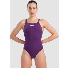 Purple - Women Swimsuits Arena Badeanzug Damen Plum-white