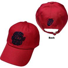Red Caps Rolling Stones Vintage 70's Baseball Cap - Maroon Red