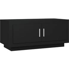 vidaXL Engineered Wood Black Sofabord 50x102cm