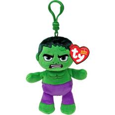 Hulken Mjukisdjur TY Nyckelring Med Gosedjur 10 cm Marvel Hulk