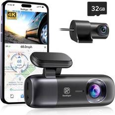 Redtiger Dash Cam 4K Front Rear 1080P, WiFi 32GB SD