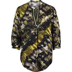 Betty Barclay Kläder Betty Barclay Women's Long Blouse - Black Khaki
