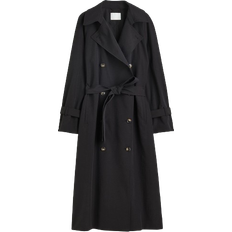 Damen - Trenchcoats Mäntel H&M Double Breasted Trench Coat - Black