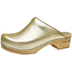 Gold Clogs Sanita Clogs Shoes LOTTE OPEN Gold