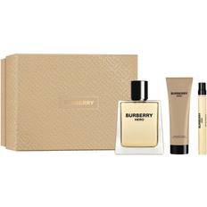 Burberry Herre Gaveesker Burberry Hero Gift Set EdT 100ml + Shower Gel 75ml + EdT 10ml