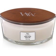 Woodwick Smoked Jasmine Ellipse White Duftkerzen 453.6g