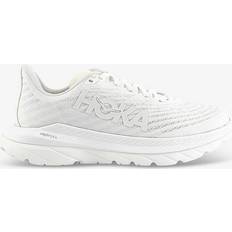 Hoka Womens White White Mach Lightweight Recycled-polyester-blend Low-top Trainers Eur Women