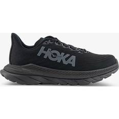 Hoka Womens Black Black Mach Lightweight Recycled-polyester-blend Low-top Trainers Eur Women