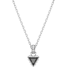 Swarovski Herren Halsketten Swarovski Stilla Pendant Necklace - Silver/Black/Transparent