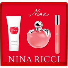 Nina Ricci Parfumer Nina Ricci Gavesæt 80ml EDT Spray 75ml Body Lotion 10ml Rollerball