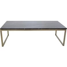 Grå Sofabord Venture Design Estelle Grey/Brass Sofabord 60x120cm