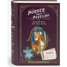 Chronicle Books Murder Most Puzzling The Missing Will 500-Piece Puzzle