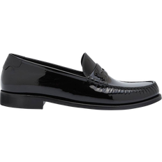 Saint Laurent Men Low Shoes Saint Laurent Penny Loafers - Black