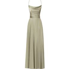 Evening Gowns - XXS Dresses Milla Boudoir olive silk slip dress