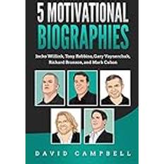 Tony robbins 5 Motivational Biographies: Jocko Willink, Tony Robbins, Gary Vaynerchuk, Richard Branson, and Mark Cuban (Hæftet, 2019)