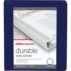 Office Depot Binders & Folders Office Depot Durable View 3-Ring Binder 1" Round Rings