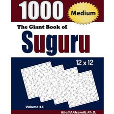 The Giant Book of Suguru: 1000 Medium Number Blocks (12x12) Puzzles (Hæftet, 2020)