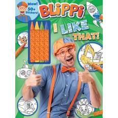 Blippi Blippi: I Like That!: Blippi Coloring Book with Crayons [With 50+ Stickers] (Hæftet, 2020)