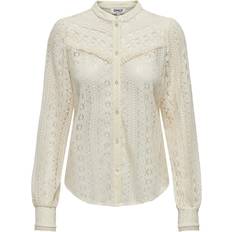 3XL Blusas Only Onlreba Lace L/S Shirt - Multicolor