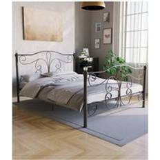 Home Discount Vida Chicago King Metal Bed Frame 1100 Black
